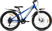 Велосипед SITIS FLASH 24" 7sp (2023) Dark Blue-White-Grey