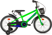 Велосипед SITIS ROLLO 18" (2022) зелено-синий